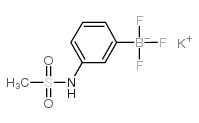 potassium (3-methanesulfonylaminophenyl)trifluoroborate Structure