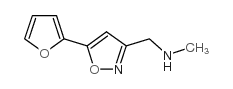 N-{[5-(Fur-2-基)异恶唑-3-基]甲基}-N-甲胺结构式