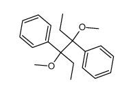 meso-3,4-Dimethoxy-3,4-diphenylhexan Structure