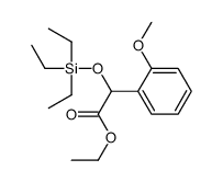 ethyl 2-(2-methoxyphenyl)-2-triethylsilyloxyacetate Structure