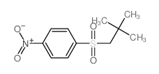 1-(2,2-dimethylpropylsulfonyl)-4-nitro-benzene Structure