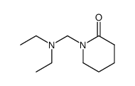 N-(N,N-diethylaminomethyl)-2-piperidone Structure