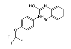 1-(2-bromophenyl)-3-[4-(trifluoromethoxy)phenyl]urea结构式