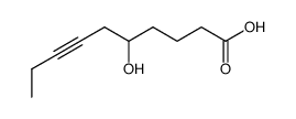 5-hydroxydec-7-ynoic acid Structure