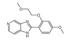 2-[4-methoxy-2-(2-methoxyethoxy)phenyl]-3H-imidazo[4,5-c]pyridine Structure