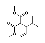 dimethyl 2-(4-methylpent-1-en-3-yl)propanedioate Structure