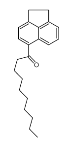 1-(1,2-dihydroacenaphthylen-5-yl)decan-1-one结构式