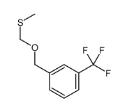 1-(methylsulfanylmethoxymethyl)-3-(trifluoromethyl)benzene Structure