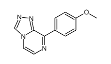 8-(4-methoxyphenyl)-[1,2,4]triazolo[4,3-a]pyrazine结构式