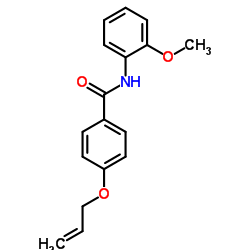 4-(Allyloxy)-N-(2-methoxyphenyl)benzamide Structure