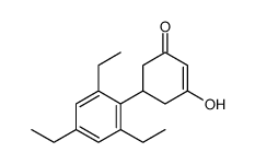 3-hydroxy-5-(2,4,6-triethylphenyl)cyclohex-2-en-1-one Structure