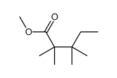 methyl 2,2,3,3-tetramethylpentanoate Structure