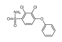 2,3-dichloro-4-phenoxybenzenesulfonamide Structure