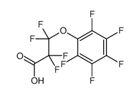 2,2,3,3-tetrafluoro-3-(2,3,4,5,6-pentafluorophenoxy)propanoic acid结构式