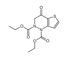 4-Oxo-3,4-dihydro-thieno[3,2-c]pyridazine-1,2-dicarboxylic acid diethyl ester Structure