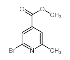 METHYL2-BROMO-6-METHYLISONICOTINATE Structure