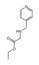 N-(4-pyridinylmethyl)glycine ethyl ester结构式