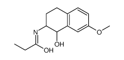 N-[(1,2,3,4-四氢-1-羟基-7-甲氧基-2-萘基]丙酰胺图片