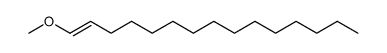 (E)-1-Methoxy-pentadec-1-ene Structure