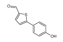 4-(5-Formylthiophen-2-yl)phenol structure
