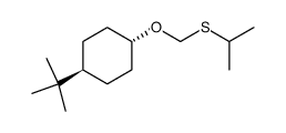 1-tert-Butyl-4-isopropylsulfanylmethoxy-cyclohexane Structure