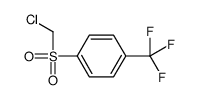 1-(chloromethylsulfonyl)-4-(trifluoromethyl)benzene Structure