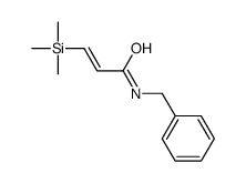 N-benzyl-3-trimethylsilylprop-2-enamide Structure