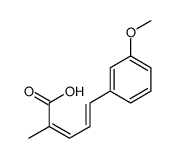 5-(3-methoxyphenyl)-2-methylpenta-2,4-dienoic acid Structure