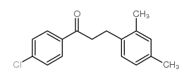 4'-CHLORO-3-(2,4-DIMETHYLPHENYL)PROPIOPHENONE结构式