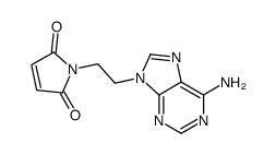 1-[2-(6-aminopurin-9-yl)ethyl]pyrrole-2,5-dione Structure