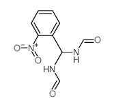Formamide,N,N'-[(2-nitrophenyl)methylene]bis- Structure