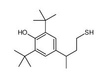 2,6-ditert-butyl-4-(4-sulfanylbutan-2-yl)phenol Structure