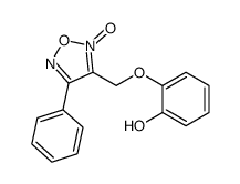 2-[(2-oxido-4-phenyl-1,2,5-oxadiazol-2-ium-3-yl)methoxy]phenol Structure