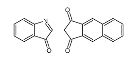 2-(3-oxoindol-2-yl)cyclopenta[b]naphthalene-1,3-dione结构式