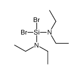 N-[dibromo(diethylamino)silyl]-N-ethylethanamine结构式