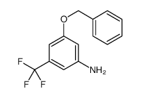 3-phenylmethoxy-5-(trifluoromethyl)aniline Structure