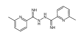 N'-(imino(6-methylpyridin-2-yl)methyl)-6-methylpicolinimidohydrazide结构式