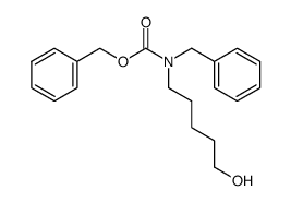 benzyl-(5-hydroxy-pentyl)-carbamic acid benzyl ester结构式