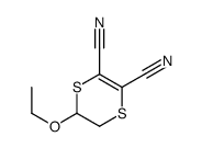 2-ethoxy-2,3-dihydro-1,4-dithiine-5,6-dicarbonitrile结构式