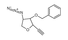 (2R,3R,4R)-4-azido-2-ethynyl-3-phenylmethoxyoxolane结构式