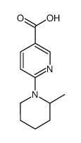 6-(2-methylpiperidin-1-yl)nicotinic acid结构式
