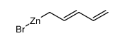 bromo-penta-2,4-dienyl-zinc Structure