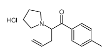 1-(4-methylphenyl)-2-pyrrolidin-1-ylpent-4-en-1-one,hydrochloride Structure