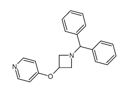 4-(1-benzhydrylazetidin-3-yl)oxypyridine Structure