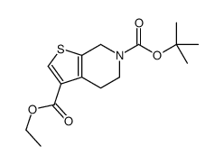 6-O-tert-butyl 3-O-ethyl 5,7-dihydro-4H-thieno[2,3-c]pyridine-3,6-dicarboxylate picture