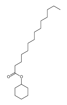 cyclohexyl myristate Structure