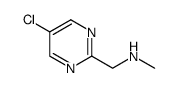 2-Pyrimidinemethanamine, 5-chloro-N-methyl结构式