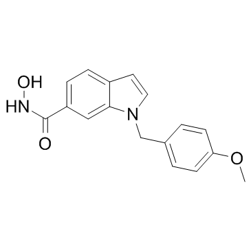 N-羟基-1-(4-甲氧基苄基)-1H-吲哚-6-甲酰胺图片