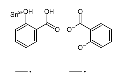 [diethyl-(2-hydroxybenzoyl)oxystannyl] 2-hydroxybenzoate结构式