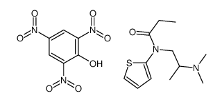 N-[2-(dimethylamino)propyl]-N-thiophen-2-ylpropanamide,2,4,6-trinitrophenol Structure